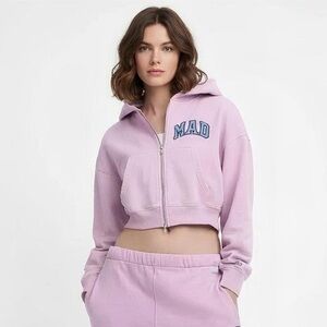 MadHappy Gap Cropped Hoodie NWT